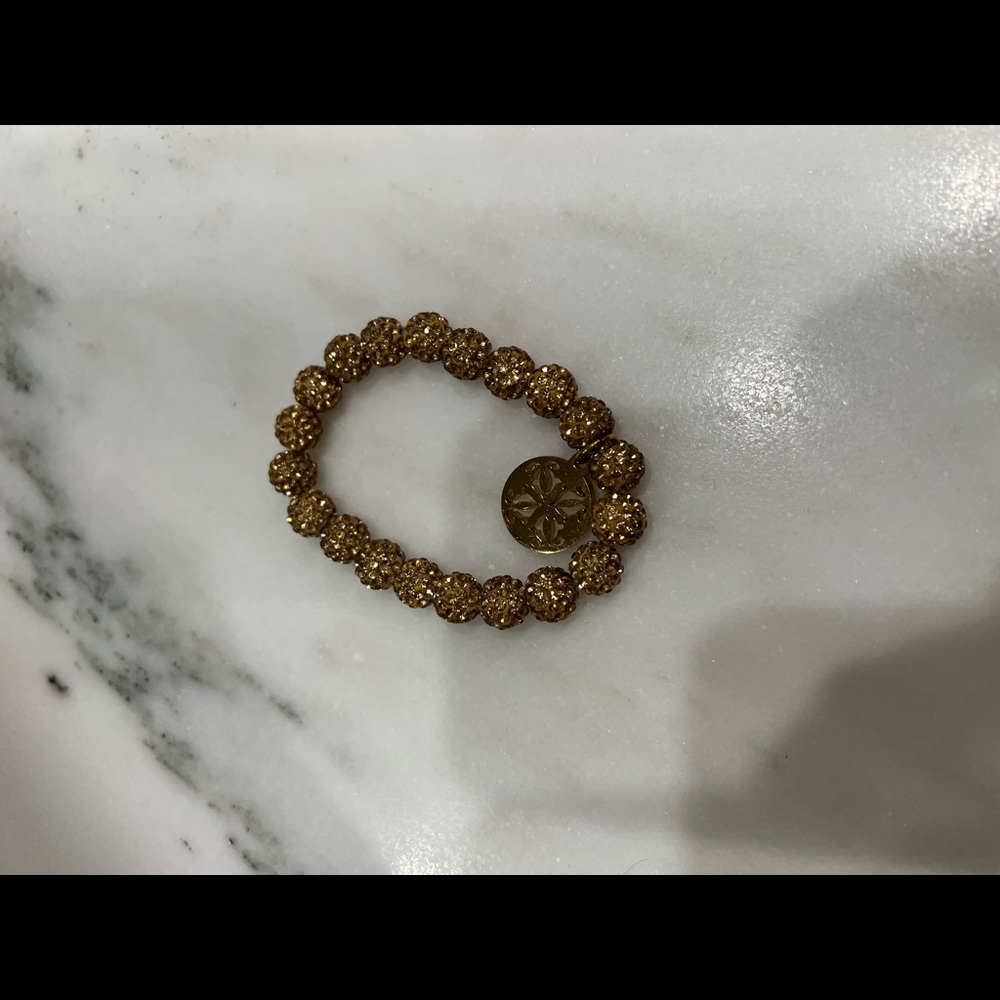 Gold Rustic Cuff Bracelet